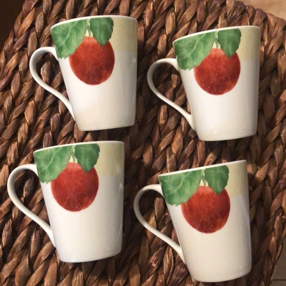 Paula Deen 4pc Set NEW “Georgia’s Bounty”Peach 🍑Apple 🍎 - Picture 2 of 7